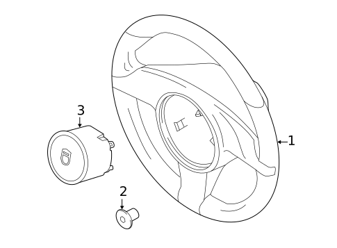 Steering Wheel & Trim for 2015 Porsche Boxster #1