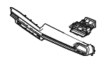 84795S9700HN2 - Body: Center Molding for Kia Image