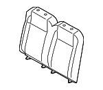 HK4Z9966600DC - Body: Seat Back Cushion Cover for Ford Image