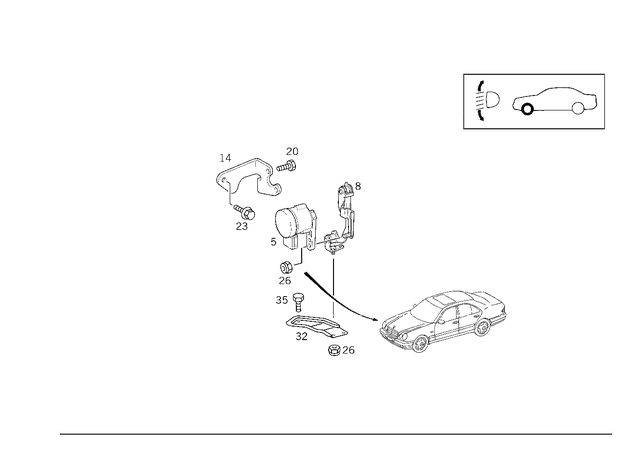 910106006006 - Front Axle: Hexagon Head Bolt for Mercedes-Benz Image image