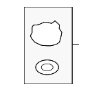 254403S000 - Cooling System: Reservoir Cap for Kia: Cadenza, K900, Optima, Sedona, Sorento Image