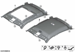 51445A6B399 - Vehicle Trim: Roofliner Panorama Glass Roof Audio for BMW: X6 40i, X6 40iX, X6 M, X6 M Comp., X6 M50iX, X6 M60iX Image image