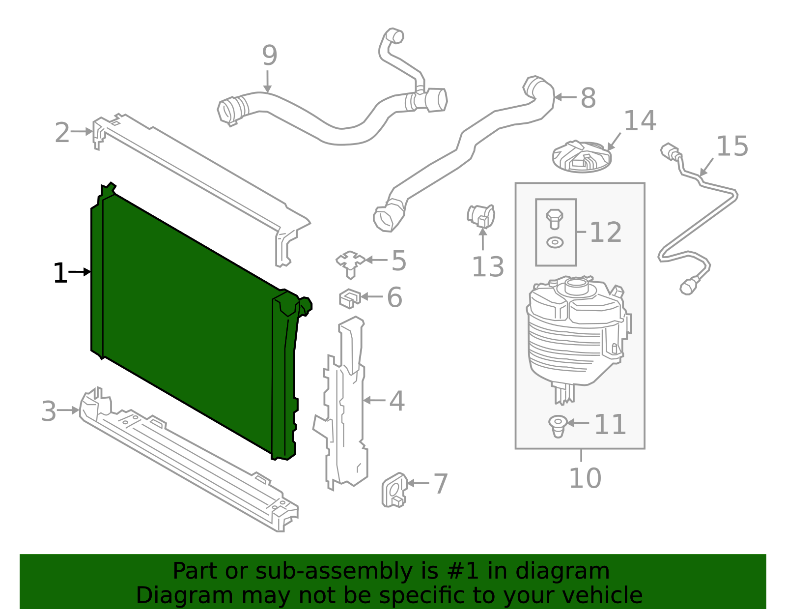 17-11-8-666-740 - Radiator | BMWPartsHub