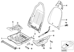52108410538 - Seats: Sensor Mat F Co-Driver Seat Identif. for BMW Image