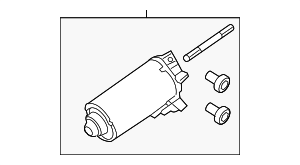 STCM5 - Steering: Motorcraft™ Steering Column Tilt Motor for Ford Image