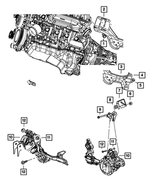 6512421AA - Engine: Hex Washer Head Bolt for Mopar Image