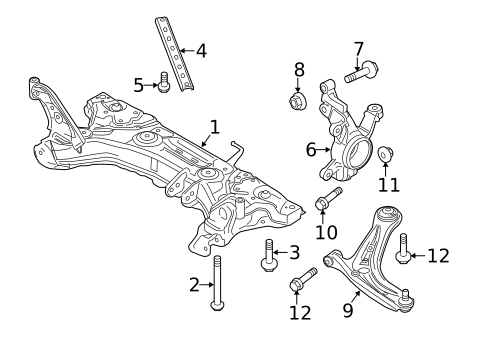 Suspension, Springs & Related Components for 2015 Ford Fiesta #1