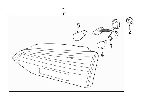 Tail Lamps for 2015 Hyundai Santa Fe Sport #1