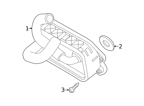 Oil Cooler for 2015 Volvo XC60 #0