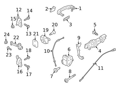 Rear Door for 2022 Ford Ranger #2