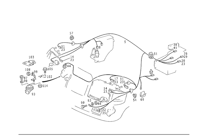 1245423040 - : Holder for Mercedes-Benz Image