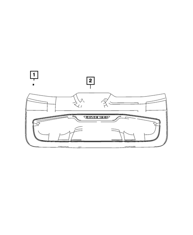 7LJ14TX7AB - Interior Trim: Liftgate Panel for Mopar Image