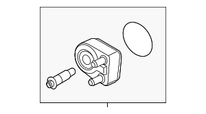 YOC20 - Engine: Motorcraft™ Oil Cooler Assembly for Ford Image