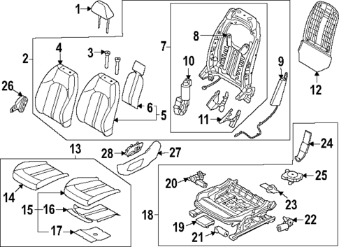 Power Seats for 2021 Hyundai Sonata #1