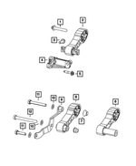 68073053AC - 1.4LTurbo; Engine: Differential Bracket for Mopar Image