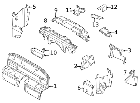 Interior Trim - Rear Body for 2011 Audi R8 #0