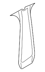 51357289941 - Body: Center Pillar Trim Seal for BMW: 328i GT xDrive, 330i GT xDrive, 335i GT xDrive, 340i GT xDrive Image