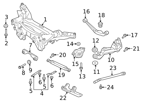 Rear Suspension for 2020 Nissan Rogue #1