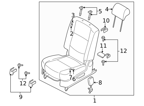 Second Row Seats for 2007 Mazda 5 #0