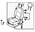 CC995720XF02 - Body: Seat Assembly for Mazda: 5 Image
