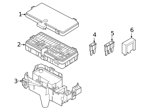 Flasher Units, Fuses, & Circuit Breakers for 2023 Lincoln Aviator #0