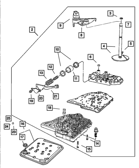 Valve Body for 2004 Chrysler PT Cruiser #0