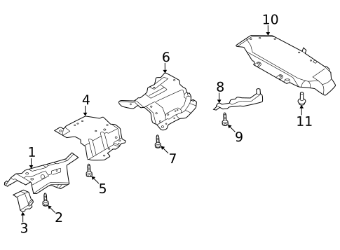 Heat Shields for 2023 Land Rover Range Rover #1