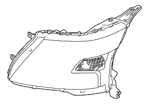 260756JL1C - : Composite Headlamp for Nissan: Armada Image