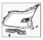 260106JL1C - Electrical: Headlamp Assembly for Nissan Image