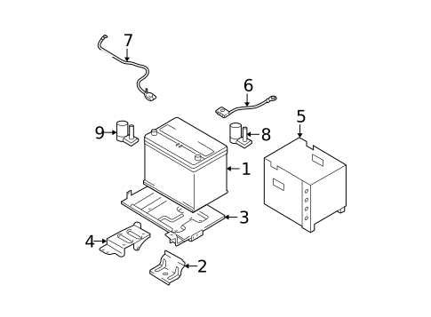 Battery for 2007 Hyundai Tucson #0