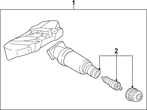 Tire Pressure Monitor Components for 2024 BMW 230i xDrive #0