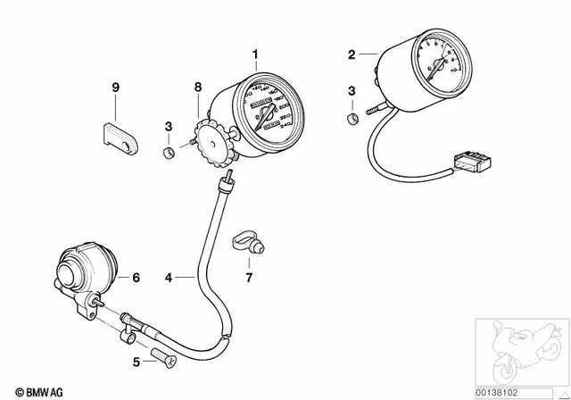 DOMINO Pair Of Heated Grip Knobs For BMW R 1200 GS, RT, RS – Genuine Italian (02624L)
