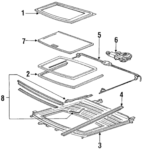 Sunroof for 1988 Acura Integra #0