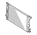 8K0121251H - Cooling System: Radiator for Audi: A4 Quattro, A5 Quattro, A6 Quattro, A7 Quattro, S4, S5 Image