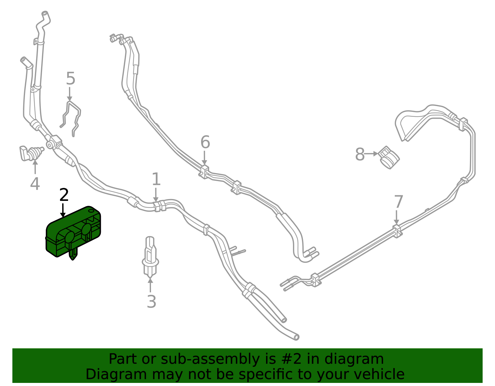 2023-2026 Ford Radiator Coolant Hose Clip BC3Z-00817-A | OEM Parts Online