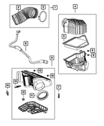 6511414AA - Fuel and Accelerator Pedal: Hose Clamp for Mopar Image