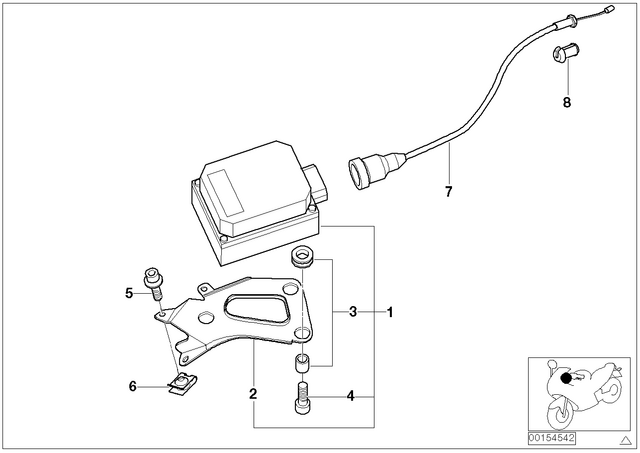 65712305177 - : Control Unit F Cruise Control for BMW-Motorrad Image
