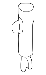 51168224806 - Body: Damper for BMW: 323Ci, 323i, 325Ci, 325i, 325xi, 328Ci, 328i, 328i xDrive, 328xi, 330Ci, 330i, 330xi, 335d, 335i, 335i xDrive, 335is, 335xi, M3, X3, X5 Image