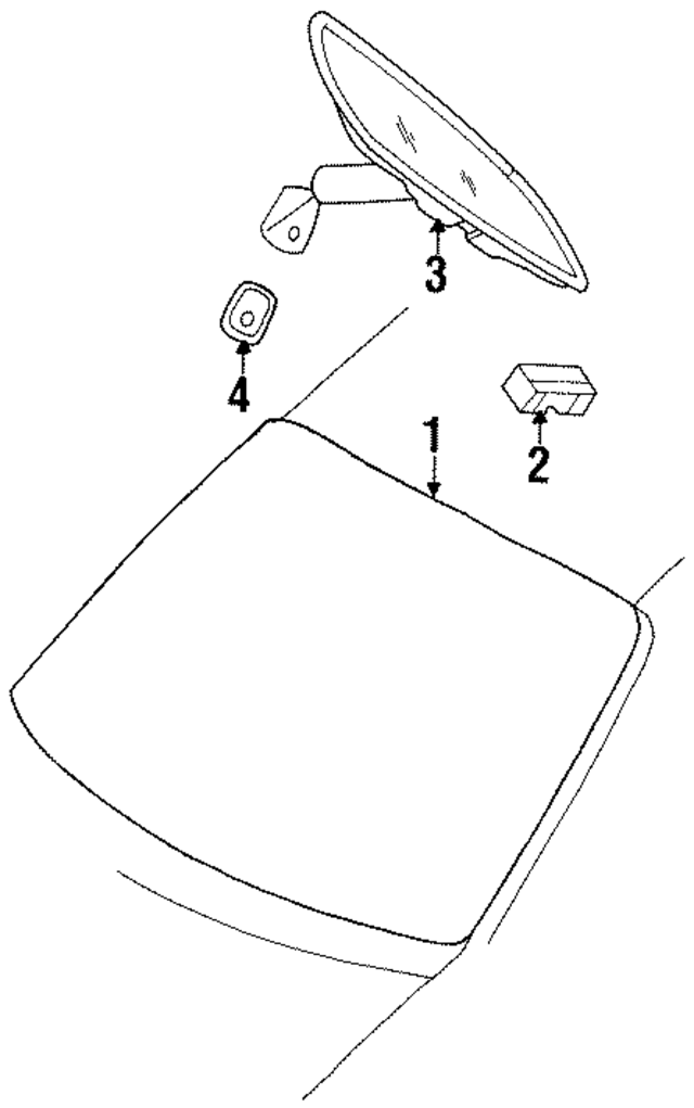 5014214AB - Body: Windshield for Mopar Image