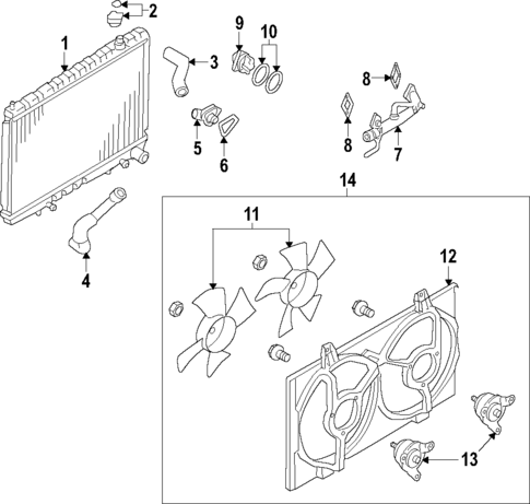 Water Pump for 2009 Nissan Murano #1