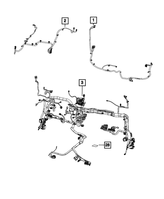 68619788AB - Electrical: Coaxial Cable for Mopar Image image