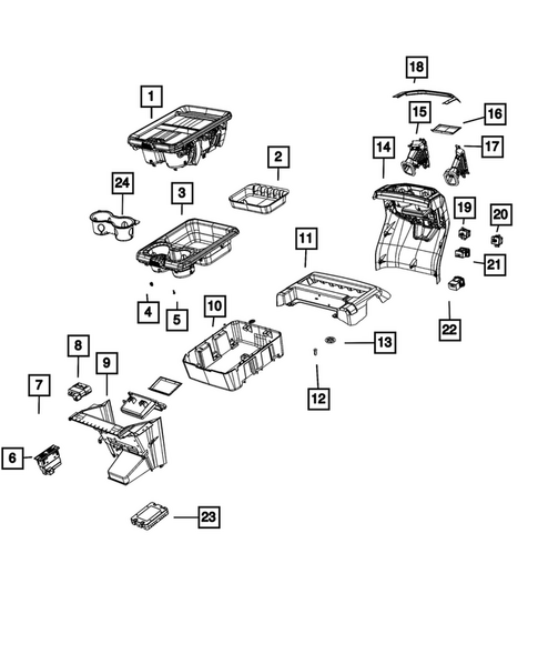 Consoles for 2019 Ram 1500 #2