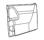 1JE161DSAA - Body: Door Trim Panel for Chrysler: Town &amp; Country | Dodge: Grand Caravan Image