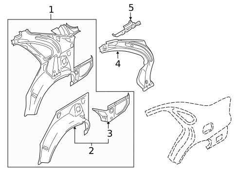 Inner Structure for 2004 Volvo S40 #0