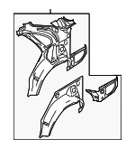 30889456 - Body: Inner Panel for Volvo: S40 Image