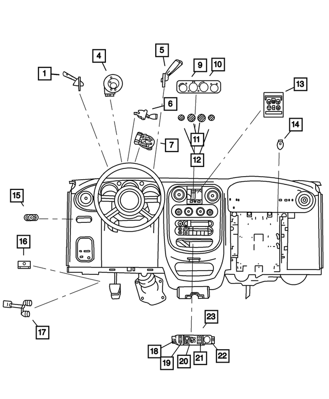 5073048AB - Electrical: Multifunction Switch for Mopar Image