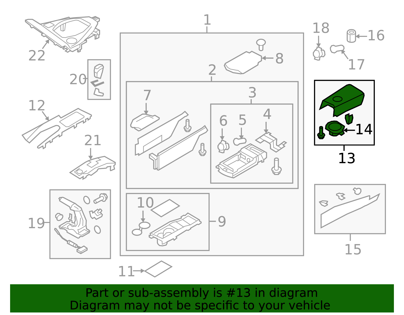 96950-62B0A - High-Quality Console Panel for 2014-2024 Nissan GT-R ...