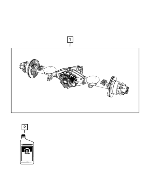 Rear Axle Assembly for 2018 Ram 3500 #0