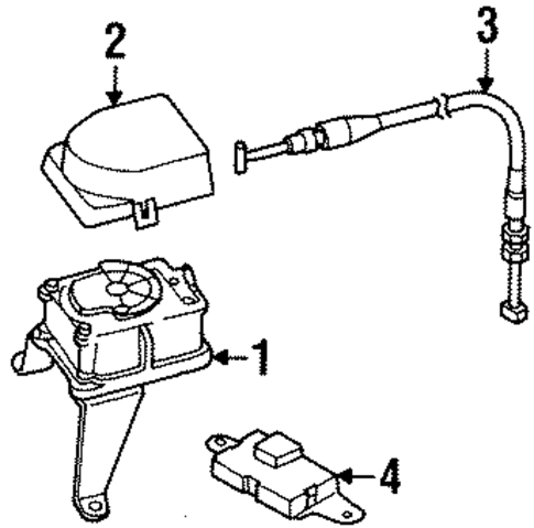Cruise Control System for 1998 Isuzu Rodeo #0