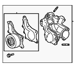 160320V011 - Cooling System: Water Pump Assembly for Toyota Image
